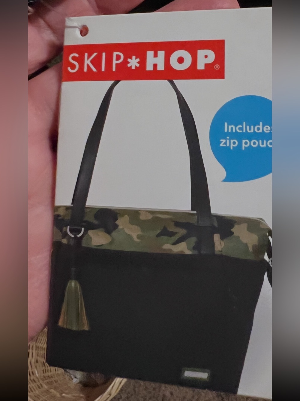Camo Skip Hop Diaper organizer Tote Bag Neoprene Nolita NEW unisex camouflage